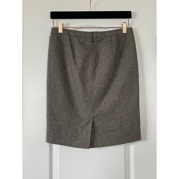 Gap Straight Pencil Skirt Wool Cotton Size 0 - Picture 4 of 7